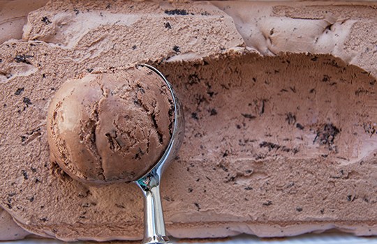 Callebaut melkchocolade ijs