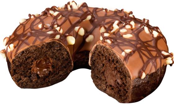 Donut chocolate cake