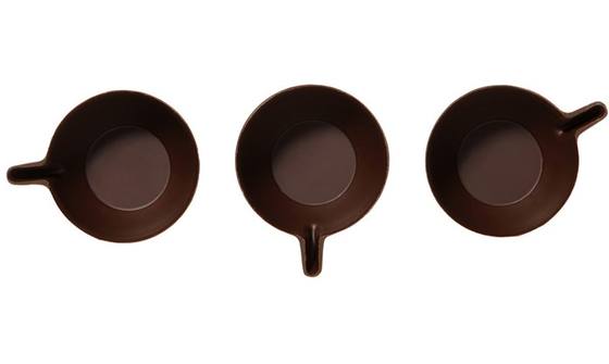 Espresso cups pure chocolade