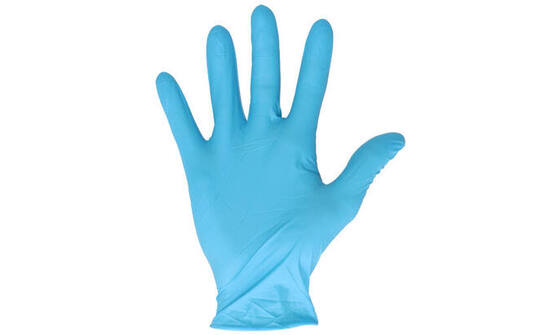 Handschoen Nitr blau M 10x100