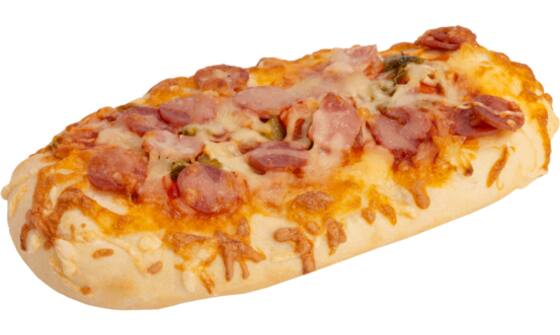 Pizza ham/salami ovaal