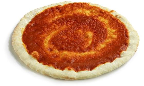 Pizzabodem + tomatensaus