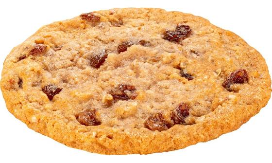 Oat & raisin cookie puck