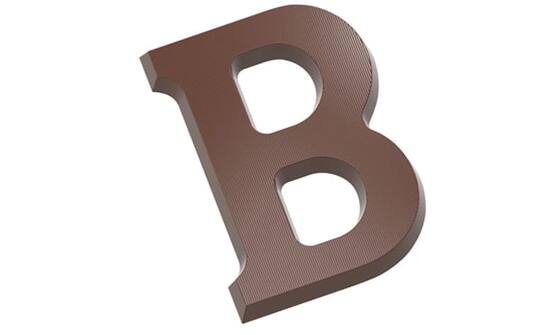 Chocoladevorm letter B 200gr