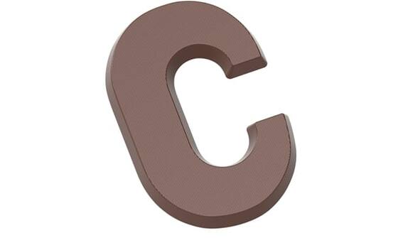 Chocoladevorm letter C 200gr