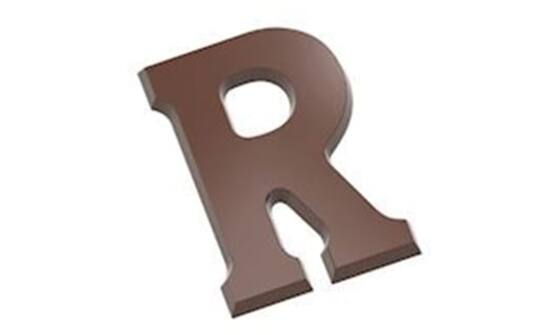 Chocoladevorm letter 2 x R