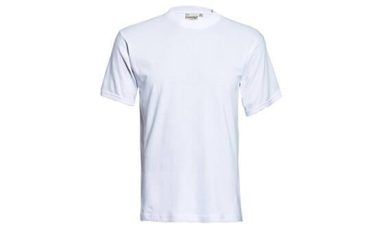 T-shirt katoen wit XL