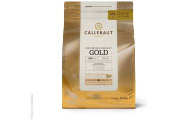 Gold chocolade callets 4x2,5kg
