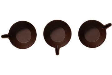 Espresso cups pure chocolade