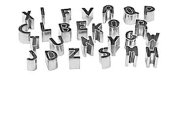 Stekerdoos alfabet 25x25 mm